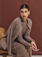 Casaco de malha entran�ada