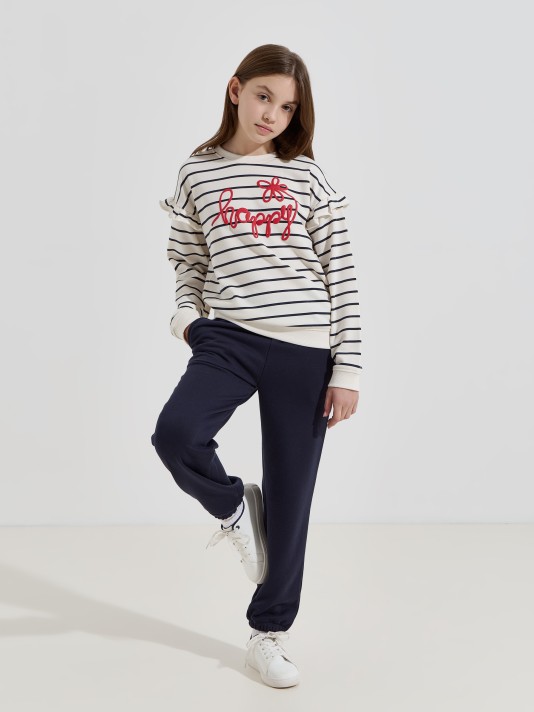 Conjunto de fato de treino estampado