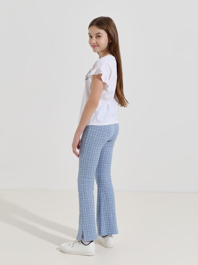 Cal�as de malha estampadas