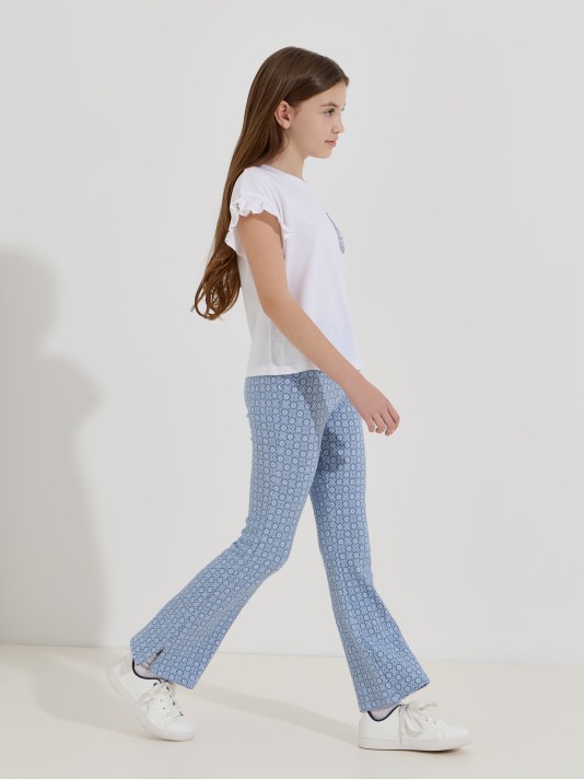 Cal�as de malha estampadas