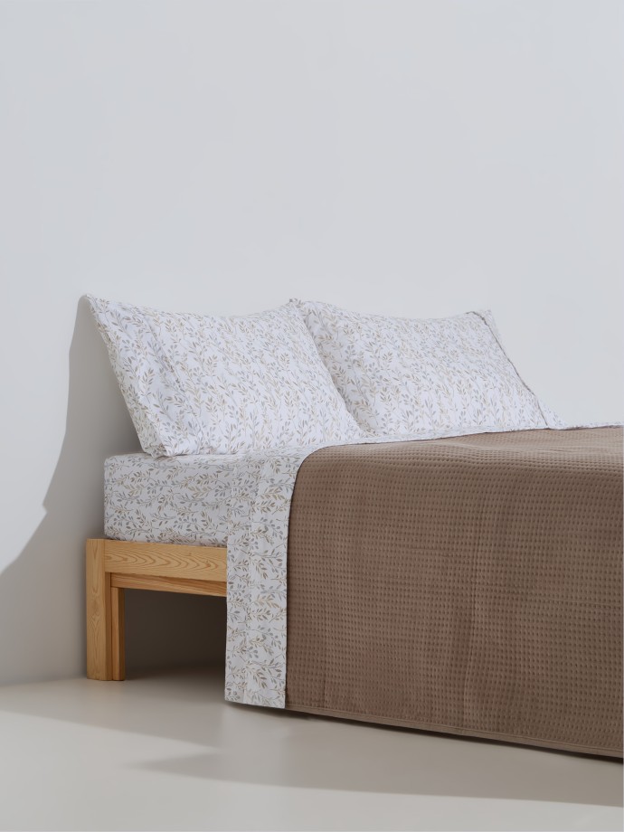 Colcha de solteiro com relevo