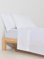 Conjunto de len��is king size em percal