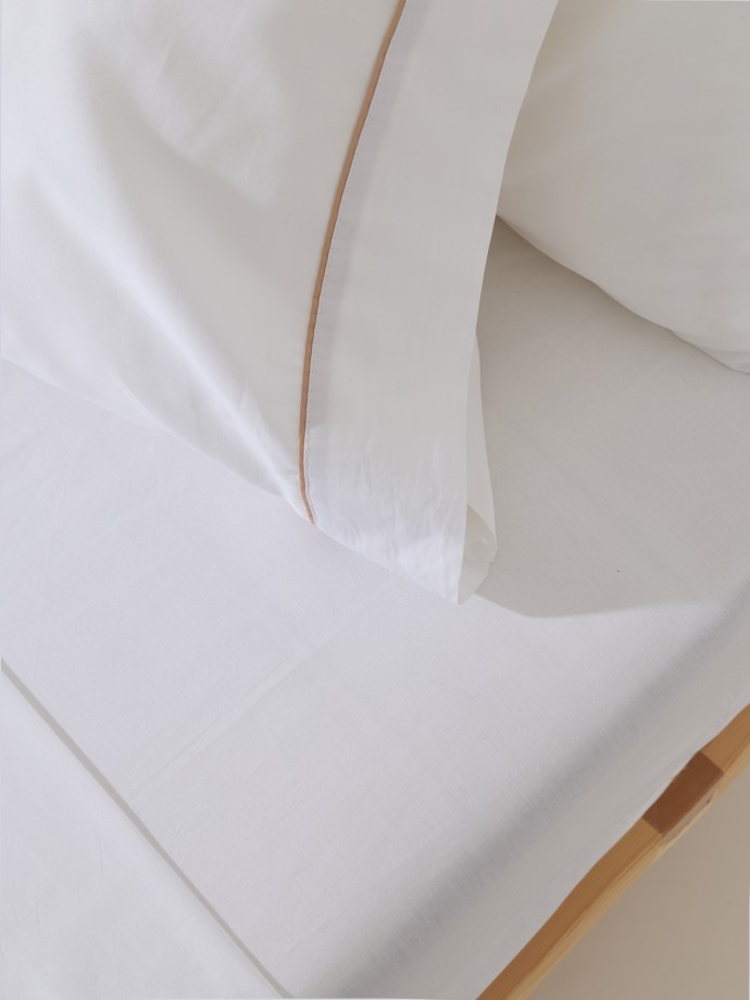 Conjunto de len��is de casal em percal