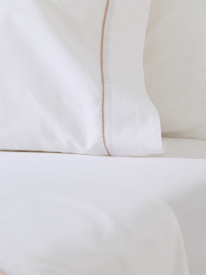 Conjunto de len��is de casal em percal