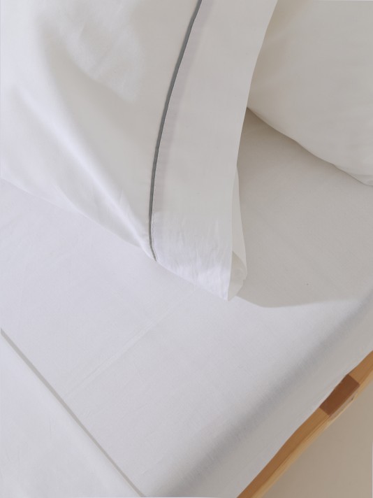 Conjunto de lençóis king size em percal Conjunto de lençóis king size em percal