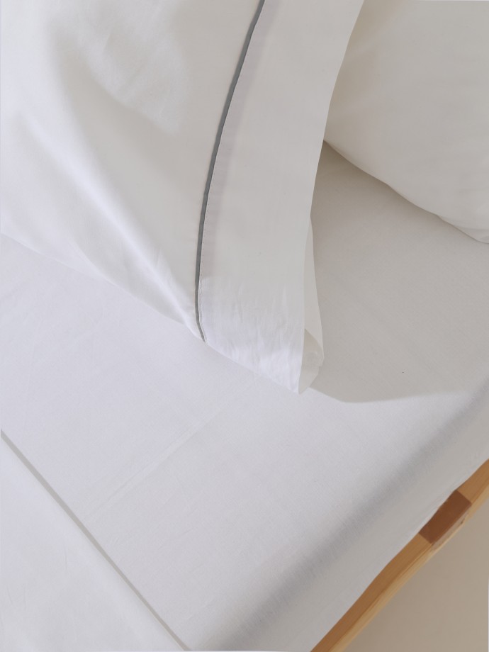 Conjunto de len��is king size em percal