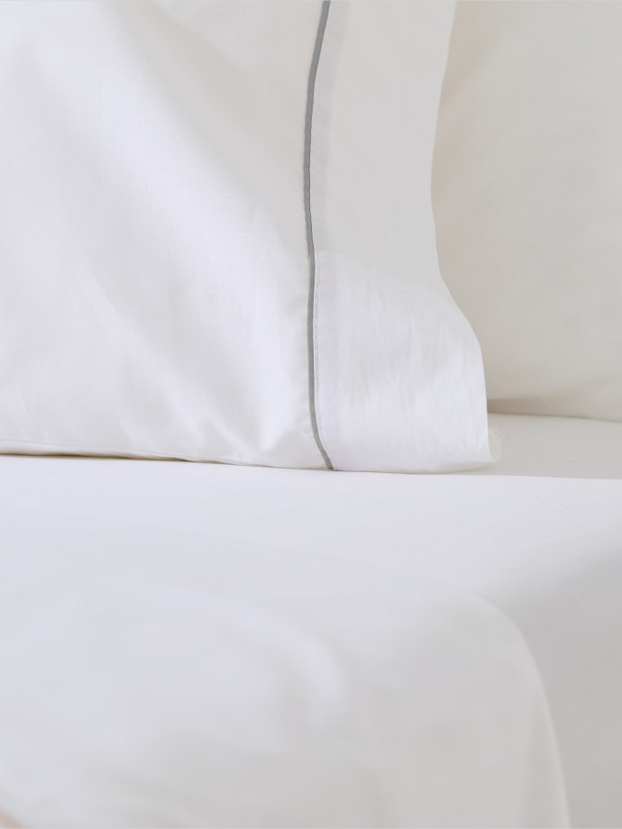 Conjunto de len��is king size em percal