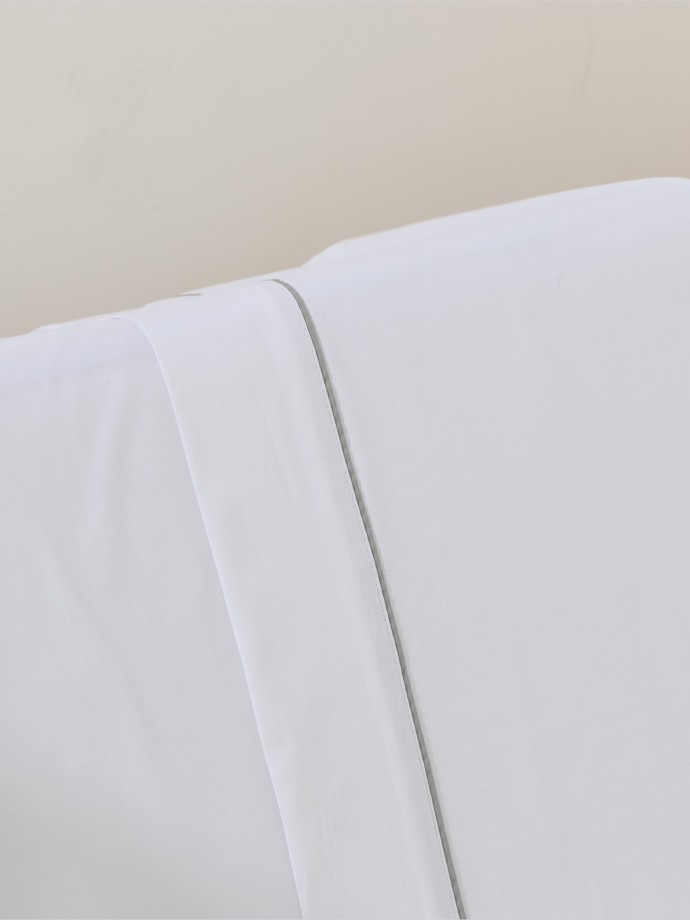 Conjunto de len��is de solteiro em percal