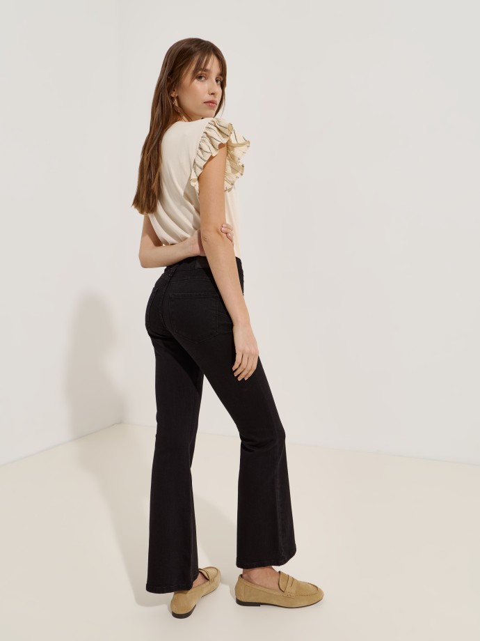 Cal�as de ganga bootcut push-up