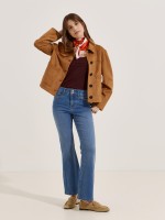 Cal�as de ganga bootcut push-up