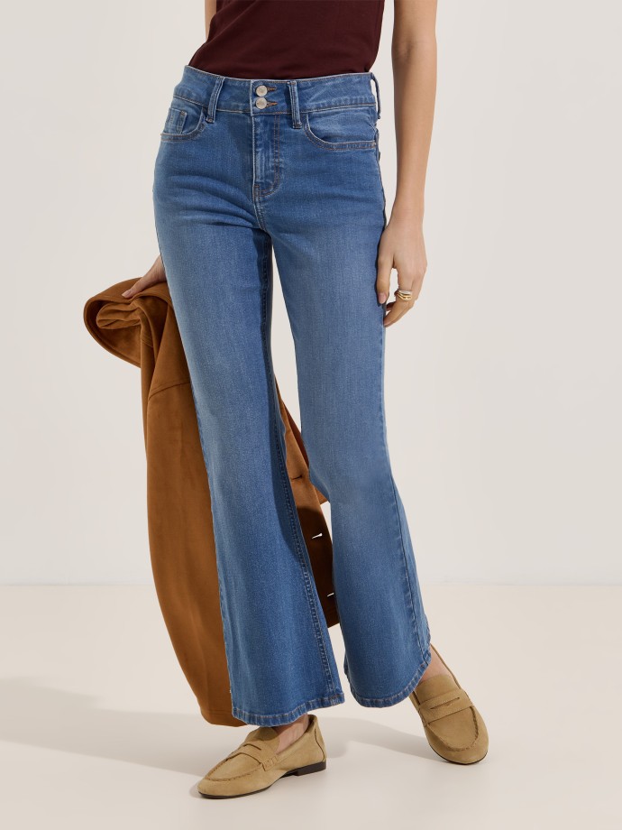 Cal�as de ganga bootcut push-up