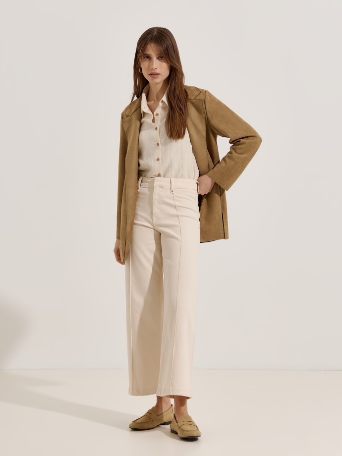 Cal�as de ganga marine pin tuck