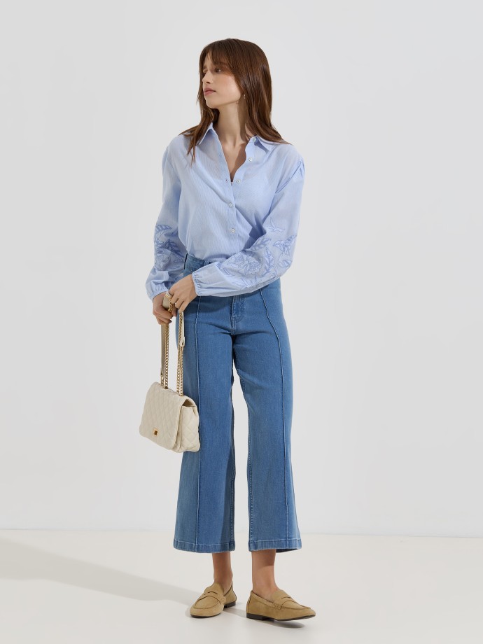 Cal�as de ganga marine pin tuck