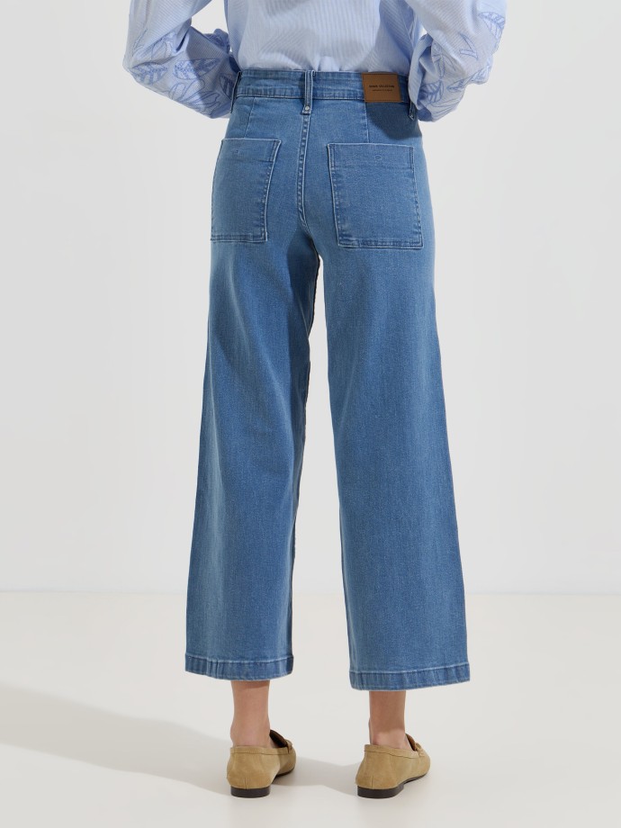 Cal�as de ganga marine pin tuck