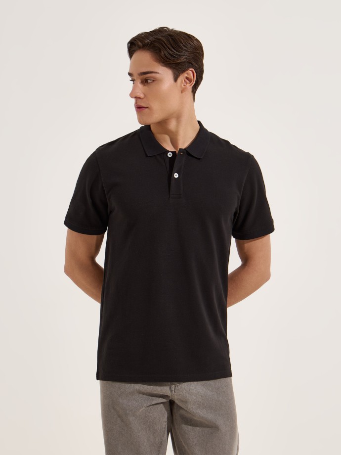 Polo b�sico em algod�o