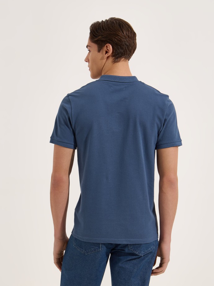 Polo b�sico em algod�o