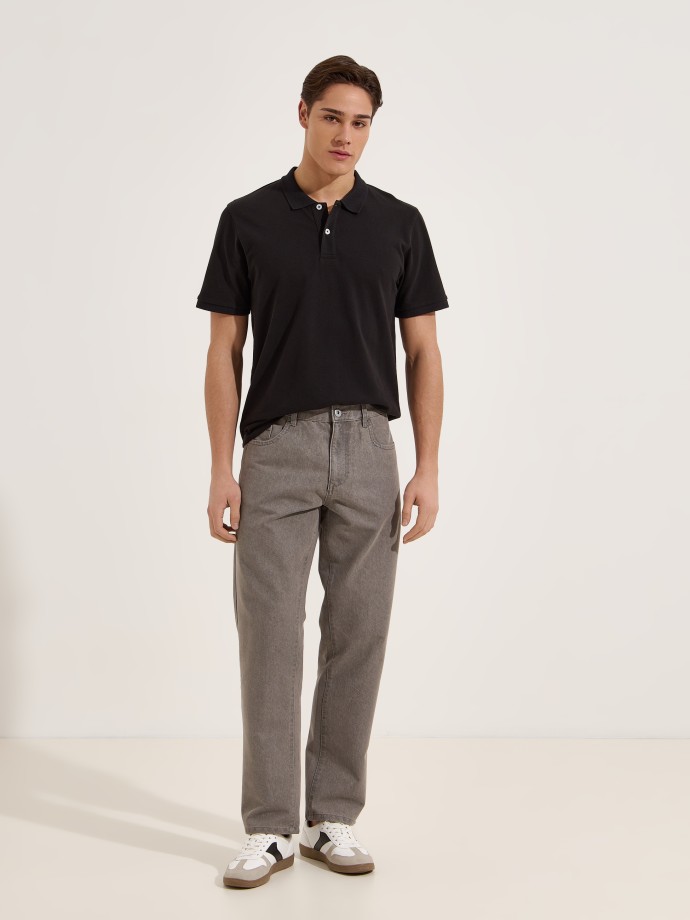 Polo b�sico em algod�o