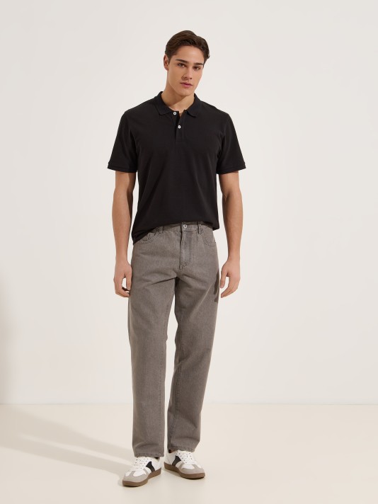 Polo básico em algodão Polo básico em algodão