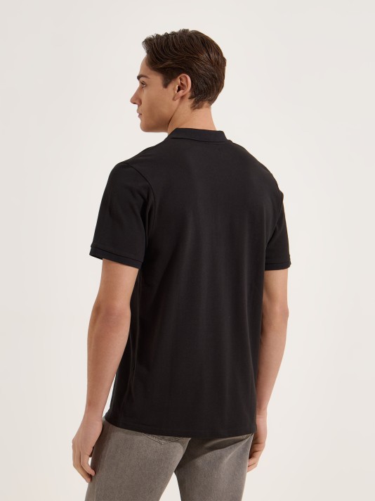 Polo básico em algodão Polo básico em algodão