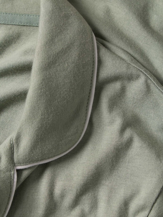 Pijama curto com contraste