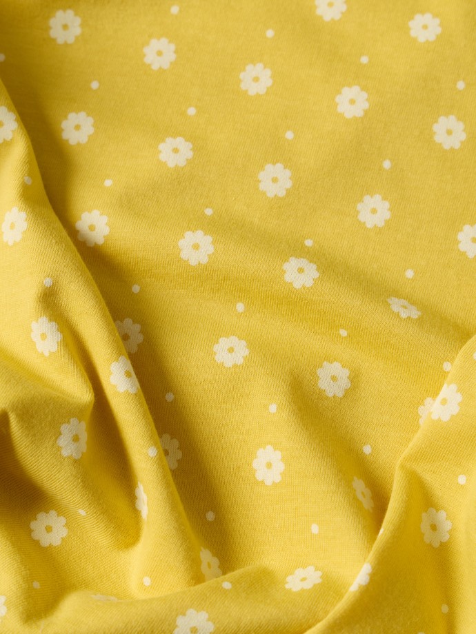 Pijama estampado com flores