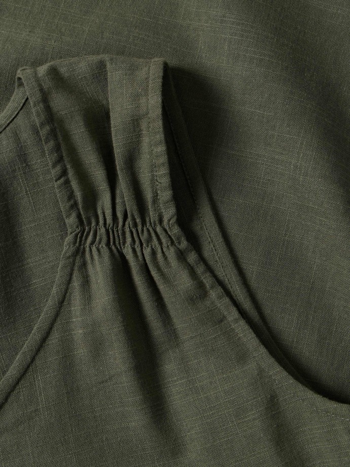 Blusa fluída de alças largas Blusa fluída de alças largas