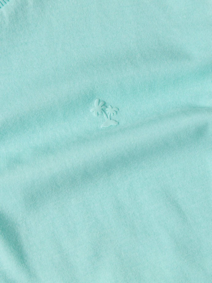 T-shirt com pormenor estampado
