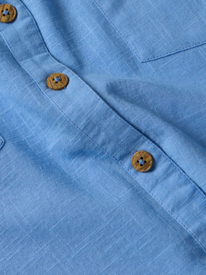 Camisa sem mangas com bot�es