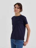 T-shirt com flores