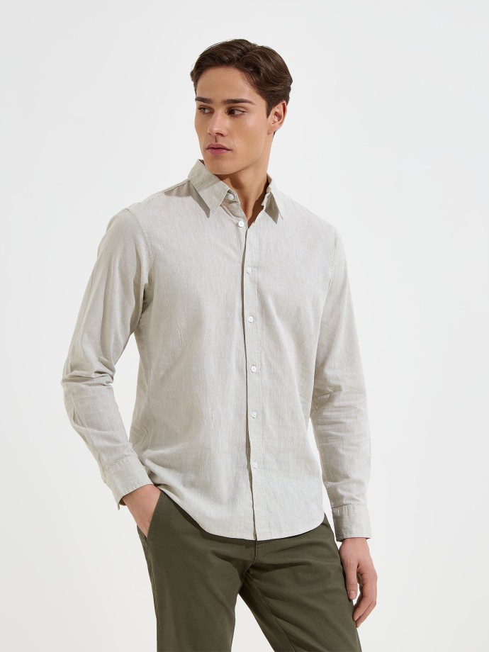 Camisa com linho