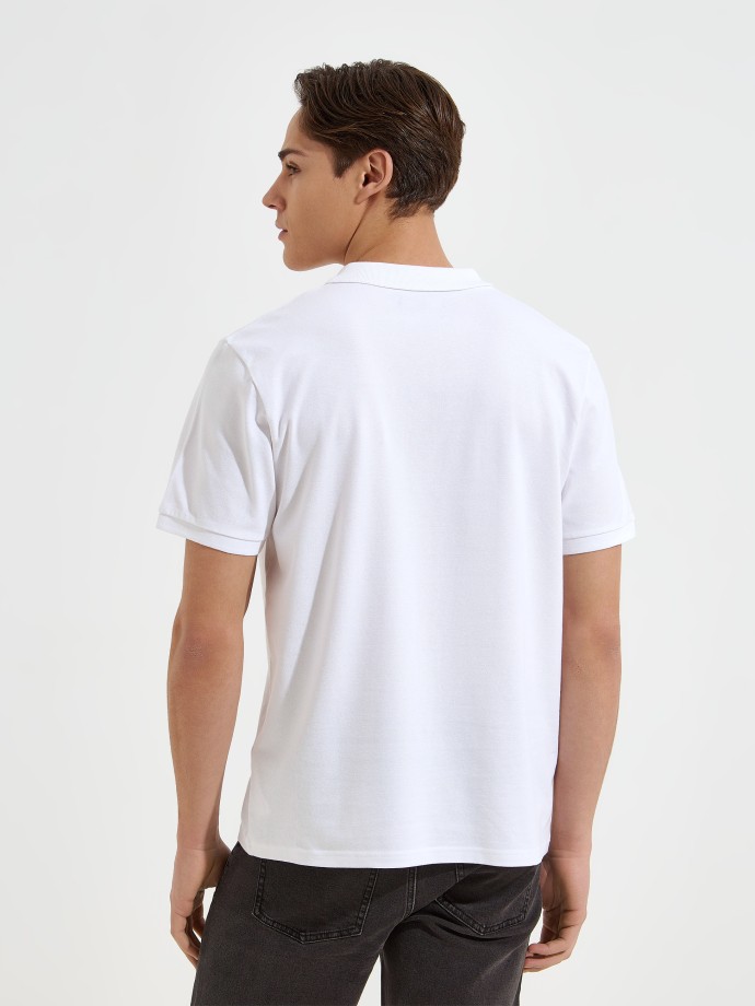 Polo b�sico em algod�o