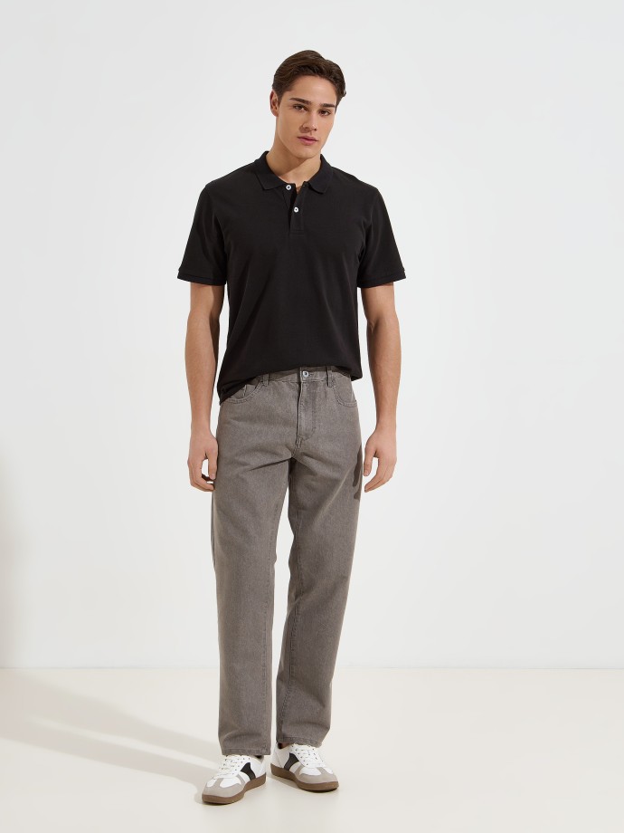 Polo b�sico em algod�o