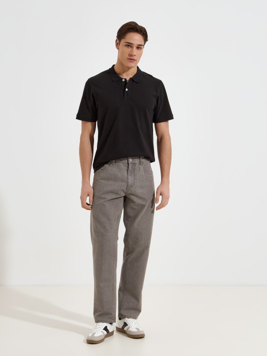 Polo básico em algodão Polo básico em algodão