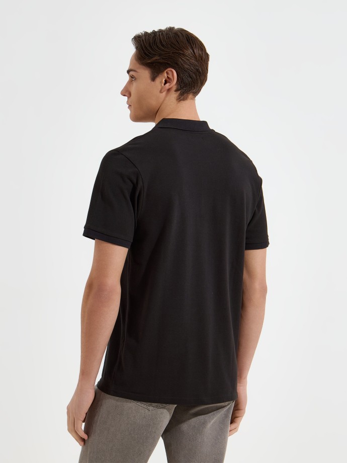 Polo b�sico em algod�o