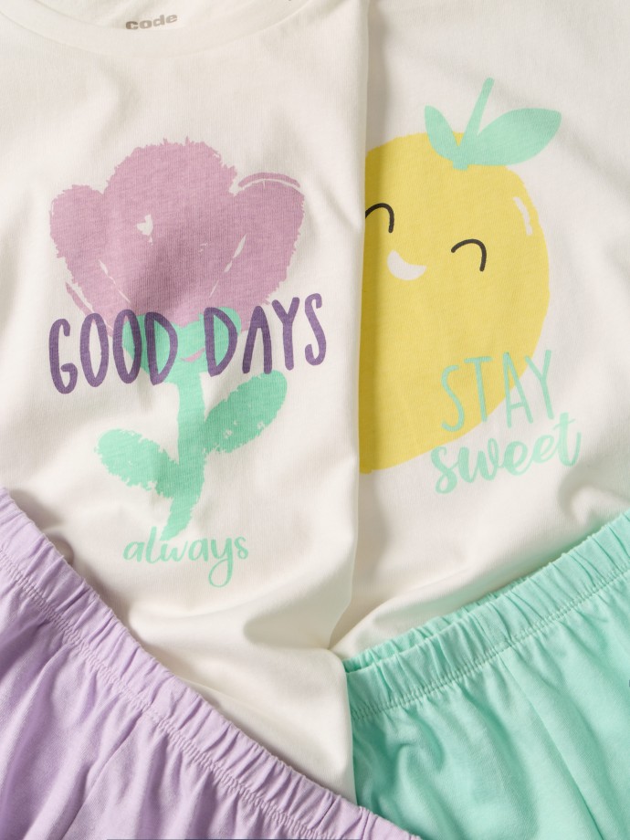 Pack de pijama com 4 pe�as