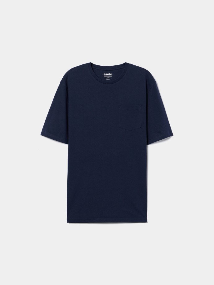 T-shirt b�sica com bolso