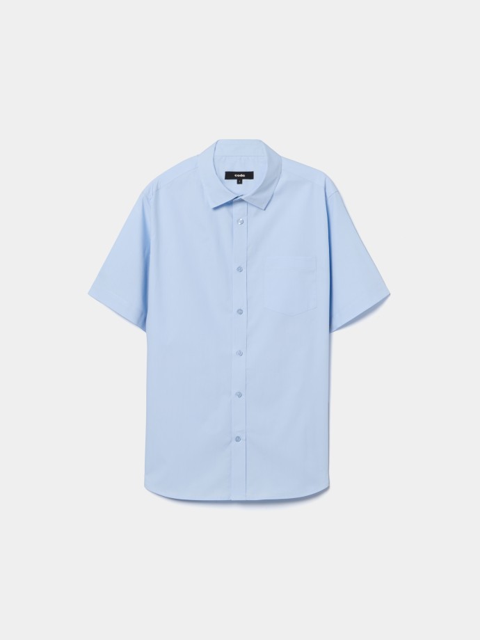 Camisa de manga curta com bolso