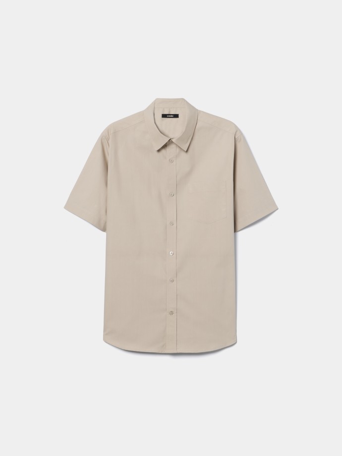 Camisa de manga curta com bolso
