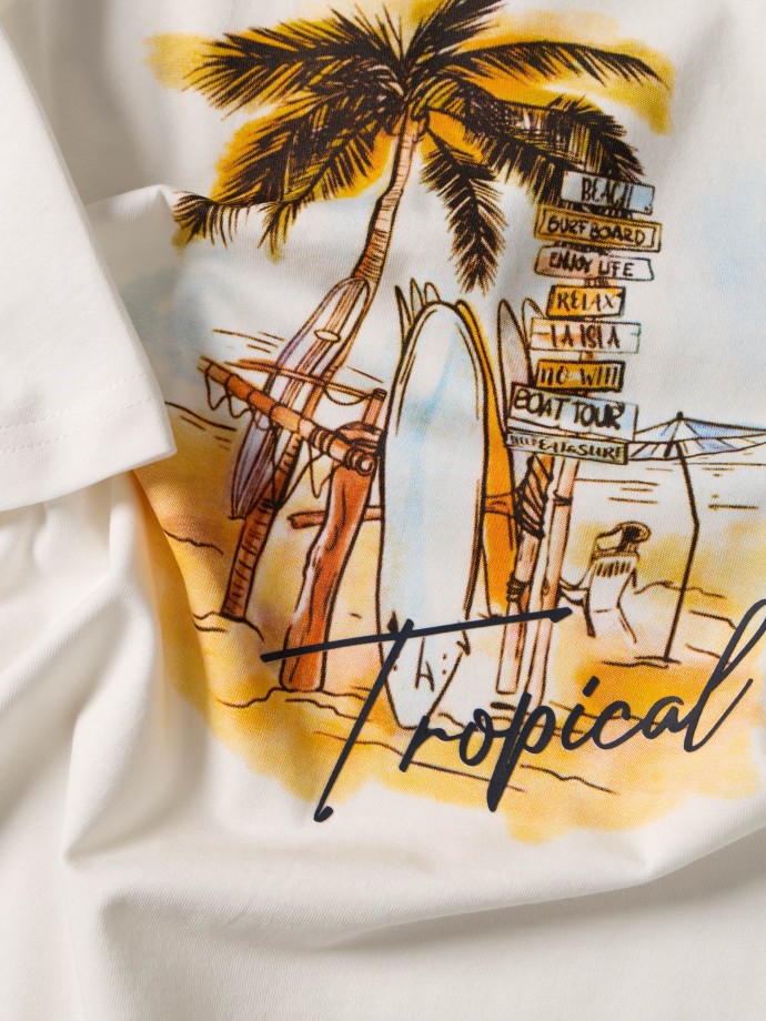 T-shirt estampada
