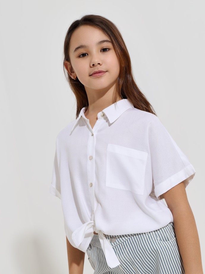 Camisa com n� na base
