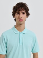 Polo b�sico em malha piquet