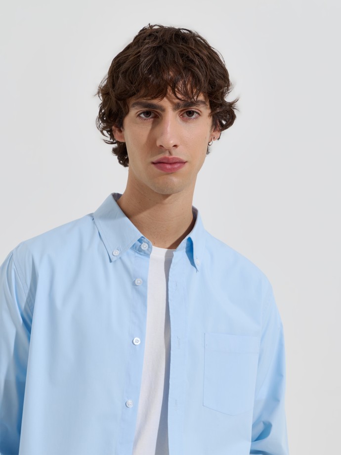 Camisa cl�ssica com bolso