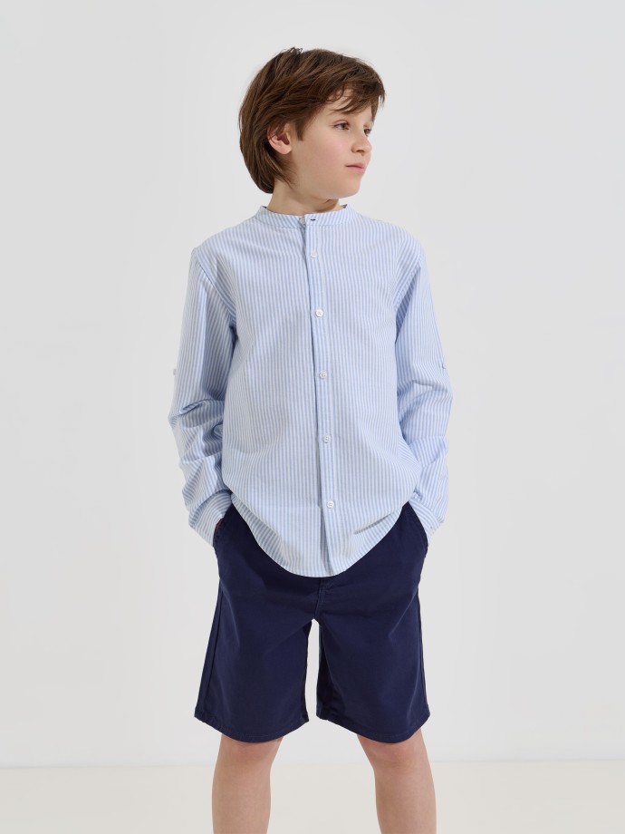 Camisa com gola mao