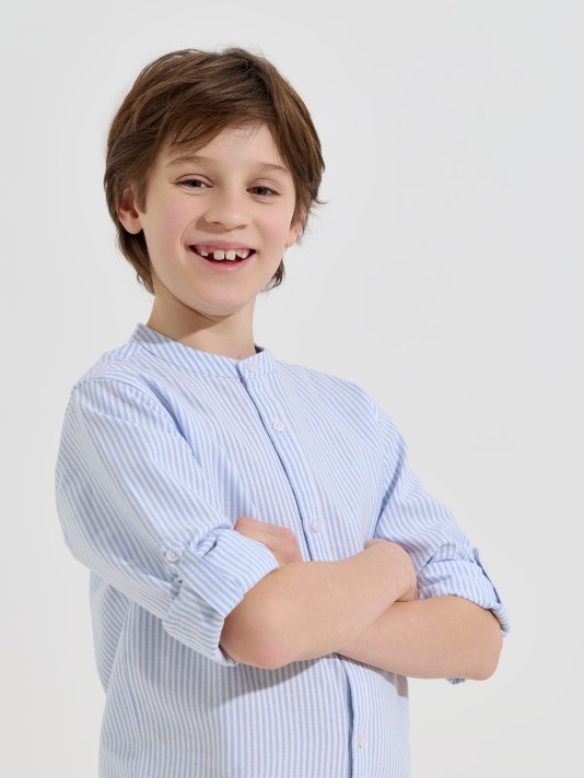 Camisa com gola mao