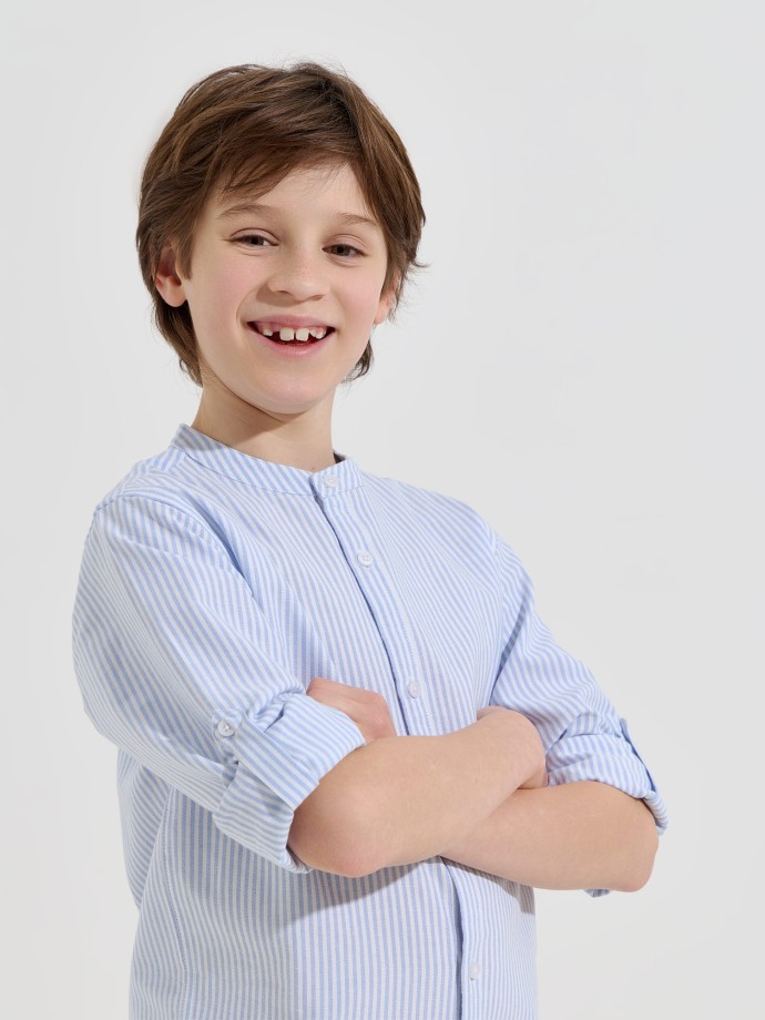 Camisa com gola mao