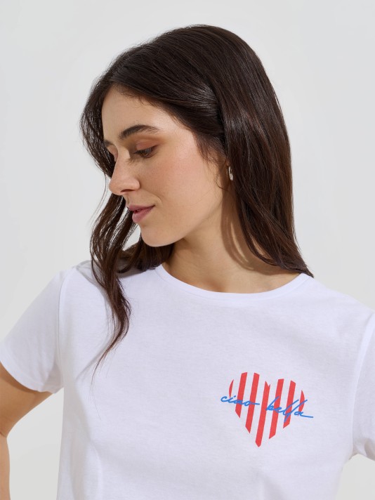 T-shirt estampada