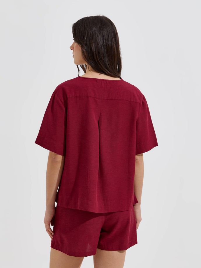 Blusa com la�o