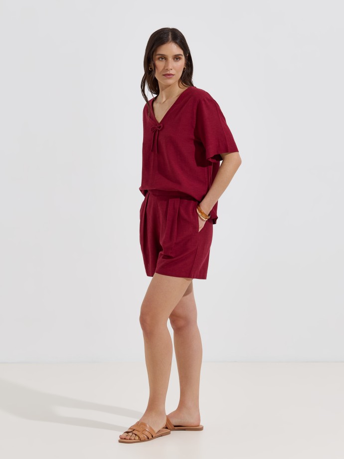Blusa com la�o
