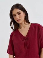 Blusa com la�o