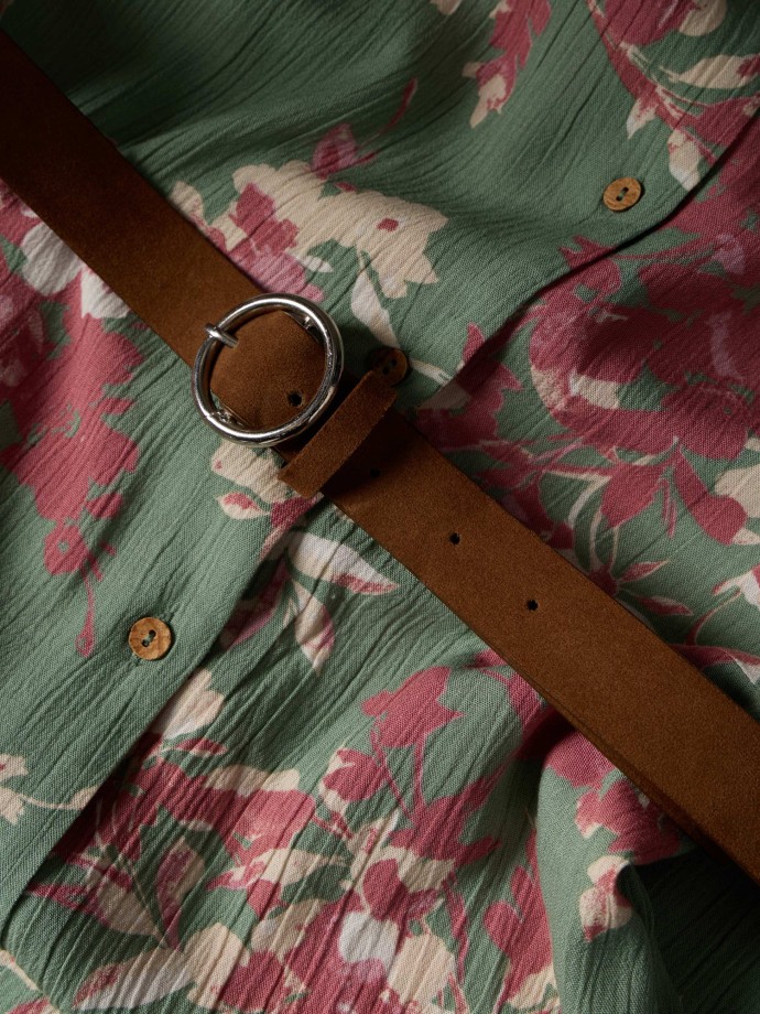 Vestido midi floral